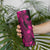 Polynesian Tribal Plumeria Flowers Skinny Tumbler Pink Vibe