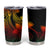 Polynesian Tribal Plumeria Flowers Tumbler Cup Reggae Vibe