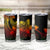 Polynesian Tribal Plumeria Flowers Tumbler Cup Reggae Vibe