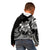 Polynesian Pride Plumeria Flowers Kid Hoodie Polynesian Tribal White Vibe LT9 - Polynesian Pride