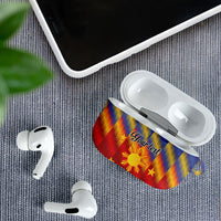 Personalized Philippines Eight Rays Sun AirPods Case Traditional Filipino Igorot Pattern Motif