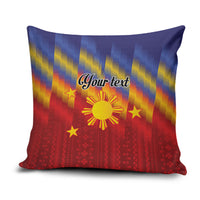 Personalized Philippines Eight Rays Sun Pillow Cover Traditional Filipino Igorot Pattern Motif