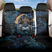 Samoa Siva Afi Back Car Seat Cover Fireknife Fire Dance Pacific Tribal Motif