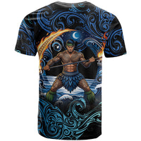 Samoa Siva Afi T Shirt Fireknife Fire Dance Pacific Tribal Motif