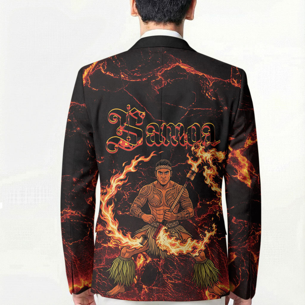 Samoa Siva Afi Dance Fireknife Blazer Polynesian Heritage Fire Dance