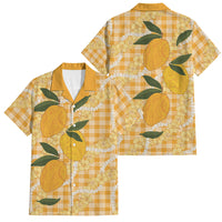 Alani Hawaiian Mango Palaka Family Matching Summer Maxi Dress and Hawaiian Shirt Aloha Hibiscus Pikake Lei