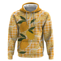 Alani Hawaiian Mango Palaka Hoodie Aloha Hibiscus Pikake Lei