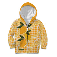 Alani Hawaiian Mango Palaka Kid Hoodie Aloha Hibiscus Pikake Lei