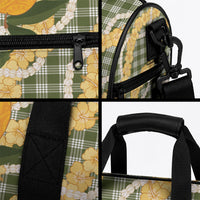 Uliuli Ahiahia Hawaiian Mango Palaka Duffle Bag Aloha Hibiscus Pikake Lei LT9 - Polynesian Pride