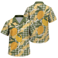Uliuli Ahiahia Hawaiian Mango Palaka Family Matching Summer Maxi Dress and Hawaiian Shirt Aloha Hibiscus Pikake Lei