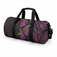 Hawaiian Mango Tribal Tattoo Duffle Bag Pink Pacific Traditional Pattern LT9 - Polynesian Pride