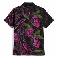 Hawaiian Mango Tribal Tattoo Hawaiian Shirt Pink Pacific Traditional Pattern