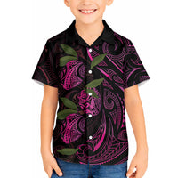 Hawaiian Mango Tribal Tattoo Hawaiian Shirt Pink Pacific Traditional Pattern