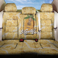 Hawaiian Mango Ukulele Back Car Seat Cover Retro Yellow Hibiscus Pikake Lei