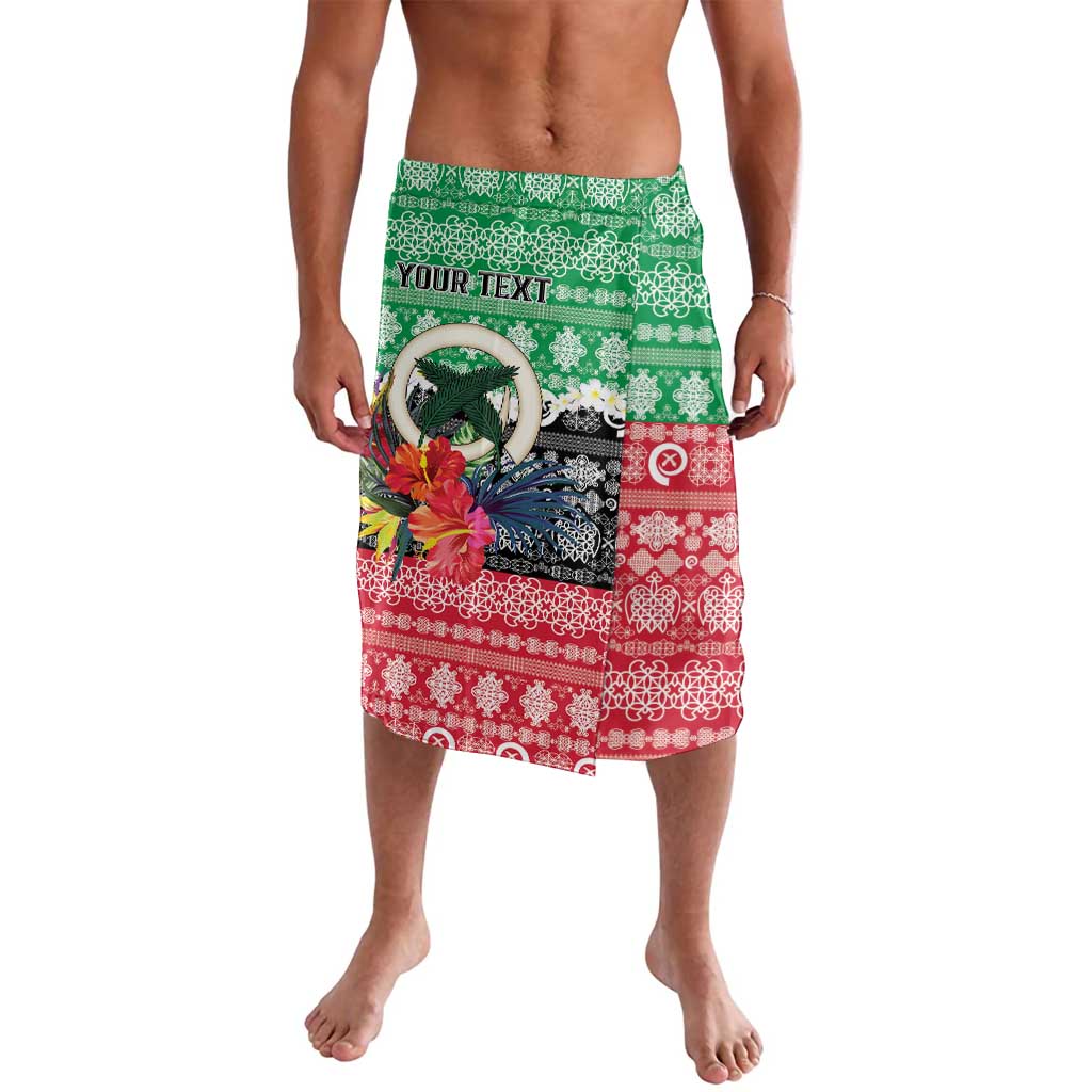 Personalised Vanuatu Joyeux Noel Lavalava Proud To Be a Ni-Van Sand Drawing Art - Polynesian Pride