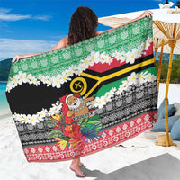 Personalised Vanuatu Joyeux Noel Sarong Proud To Be a Ni-Van Sand Drawing Art - Polynesian Pride