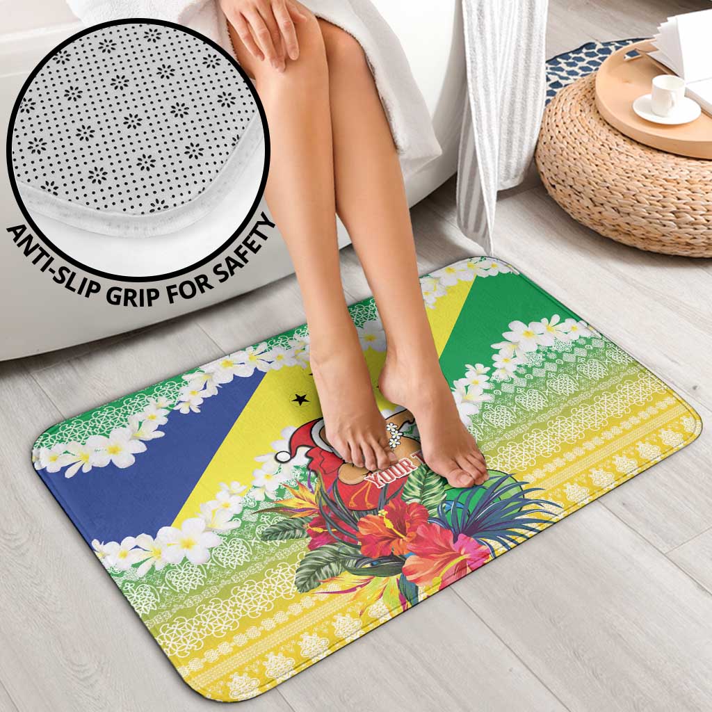 Personalised Malampa Joyeux Noel Bathroom Set Proud To Be a Ni-Van Sand Drawing Art - Polynesian Pride