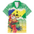 Personalised Malampa Joyeux Noel Family Matching Off The Shoulder Long Sleeve Dress and Hawaiian Shirt Proud To Be a Ni-Van Sand Drawing Art - Polynesian Pride