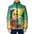 Personalised Malampa Joyeux Noel Padded Jacket Proud To Be a Ni-Van Sand Drawing Art - Polynesian Pride