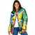 Personalised Malampa Joyeux Noel Padded Jacket Proud To Be a Ni-Van Sand Drawing Art - Polynesian Pride