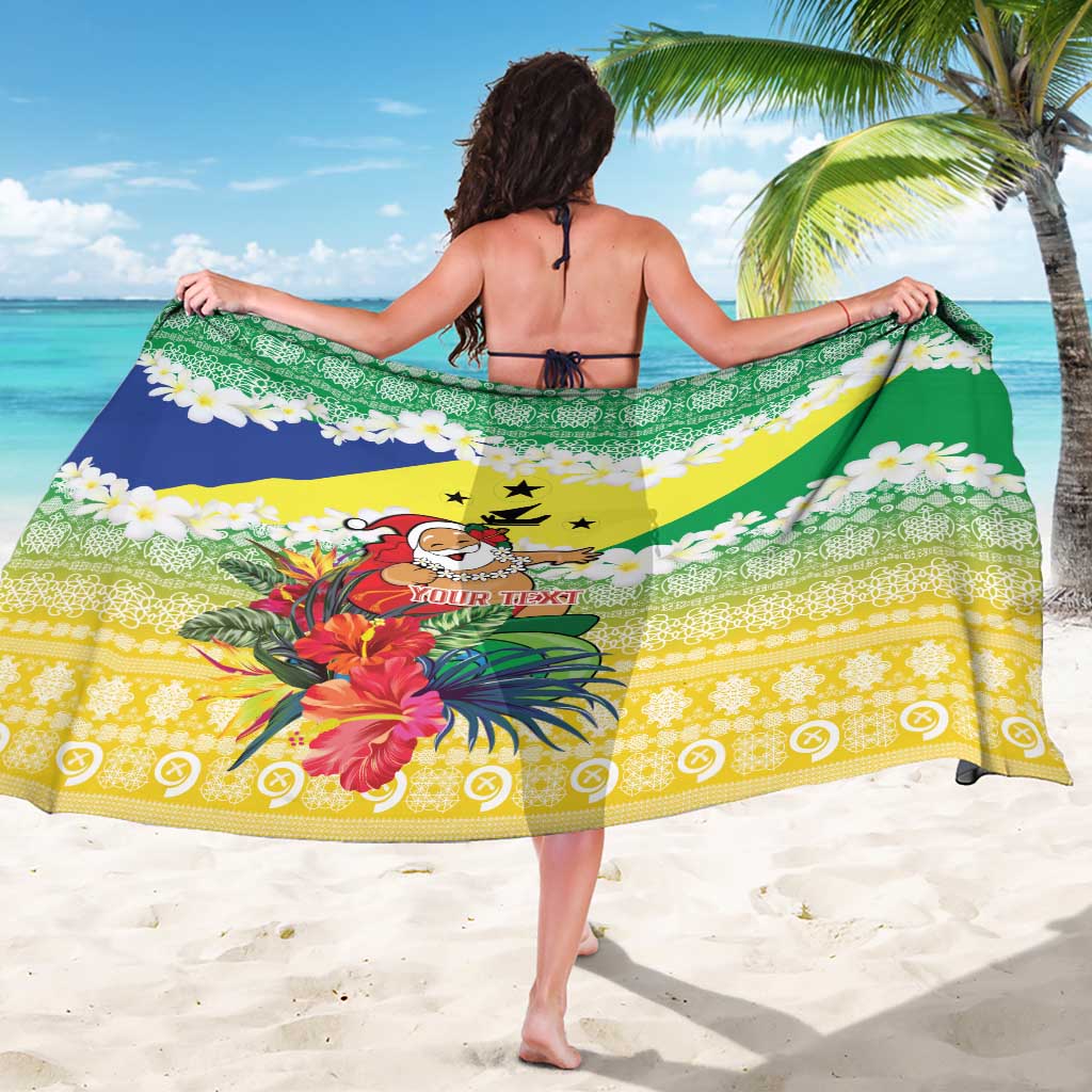 Personalised Malampa Joyeux Noel Sarong Proud To Be a Ni-Van Sand Drawing Art - Polynesian Pride