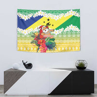 Personalised Malampa Joyeux Noel Tapestry Proud To Be a Ni-Van Sand Drawing Art - Polynesian Pride
