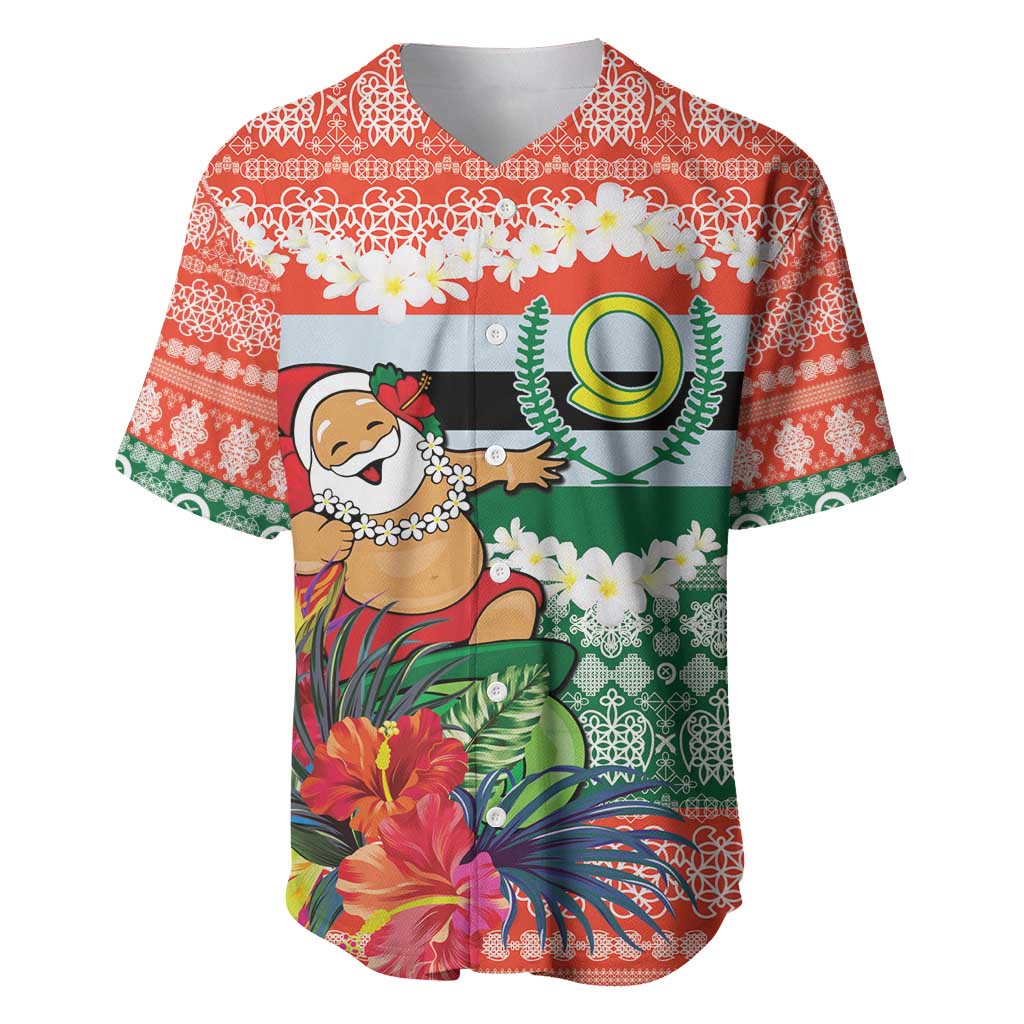 Personalised Penama Joyeux Noel Baseball Jersey Proud To Be a Ni-Van Sand Drawing Art - Polynesian Pride