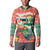Personalised Penama Joyeux Noel Button Sweatshirt Proud To Be a Ni-Van Sand Drawing Art - Polynesian Pride