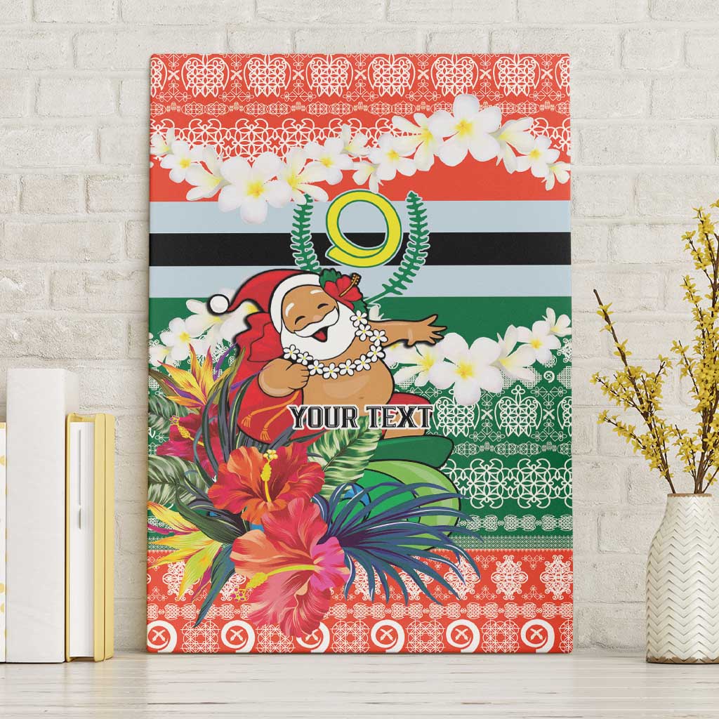 Personalised Penama Joyeux Noel Canvas Wall Art Proud To Be a Ni-Van Sand Drawing Art - Polynesian Pride