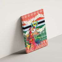 Personalised Penama Joyeux Noel Canvas Wall Art Proud To Be a Ni-Van Sand Drawing Art - Polynesian Pride