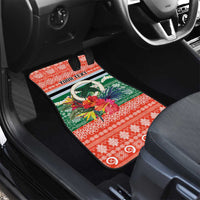 Personalised Penama Joyeux Noel Car Mats Proud To Be a Ni-Van Sand Drawing Art - Polynesian Pride