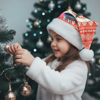 Personalised Penama Joyeux Noel Christmas Santa Hat Proud To Be a Ni-Van Sand Drawing Art - Polynesian Pride