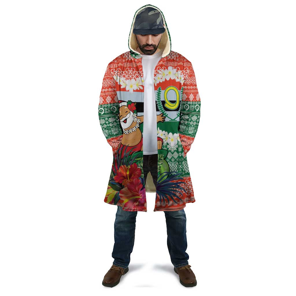 Personalised Penama Joyeux Noel Cloak Proud To Be a Ni-Van Sand Drawing Art - Polynesian Pride