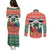 Personalised Penama Joyeux Noel Couples Matching Puletasi and Long Sleeve Button Shirt Proud To Be a Ni-Van Sand Drawing Art - Polynesian Pride