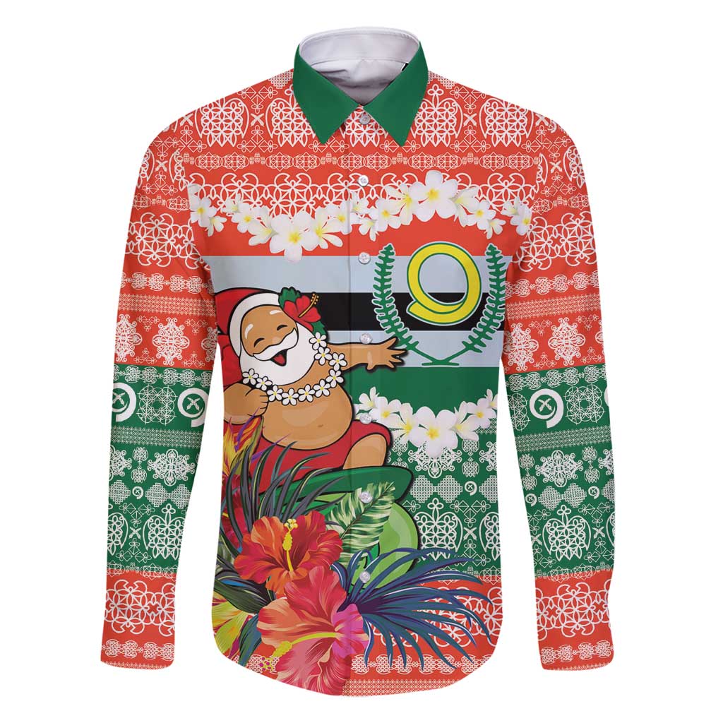 Personalised Penama Joyeux Noel Family Matching Mermaid Dress and Hawaiian Shirt Proud To Be a Ni-Van Sand Drawing Art - Polynesian Pride