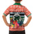 Personalised Penama Joyeux Noel Family Matching Off The Shoulder Long Sleeve Dress and Hawaiian Shirt Proud To Be a Ni-Van Sand Drawing Art - Polynesian Pride