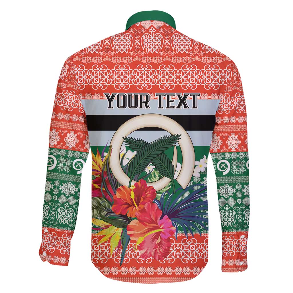 Personalised Penama Joyeux Noel Family Matching Short Sleeve Bodycon Dress and Hawaiian Shirt Proud To Be a Ni-Van Sand Drawing Art - Polynesian Pride