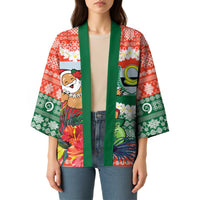 Personalised Penama Joyeux Noel Kimono Proud To Be a Ni-Van Sand Drawing Art - Polynesian Pride