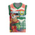 Personalised Penama Joyeux Noel Christmas Knitted V-Neck Vest Proud To Be a Ni-Van Sand Drawing Art - Polynesian Pride