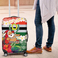 Personalised Penama Joyeux Noel Luggage Cover Proud To Be a Ni-Van Sand Drawing Art - Polynesian Pride