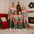 Personalised Penama Joyeux Noel Christmas Pajama Set Proud To Be a Ni-Van Sand Drawing Art - Polynesian Pride
