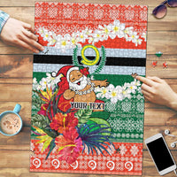 Personalised Penama Joyeux Noel Puzzle Proud To Be a Ni-Van Sand Drawing Art - Polynesian Pride