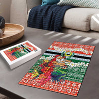 Personalised Penama Joyeux Noel Puzzle Proud To Be a Ni-Van Sand Drawing Art - Polynesian Pride