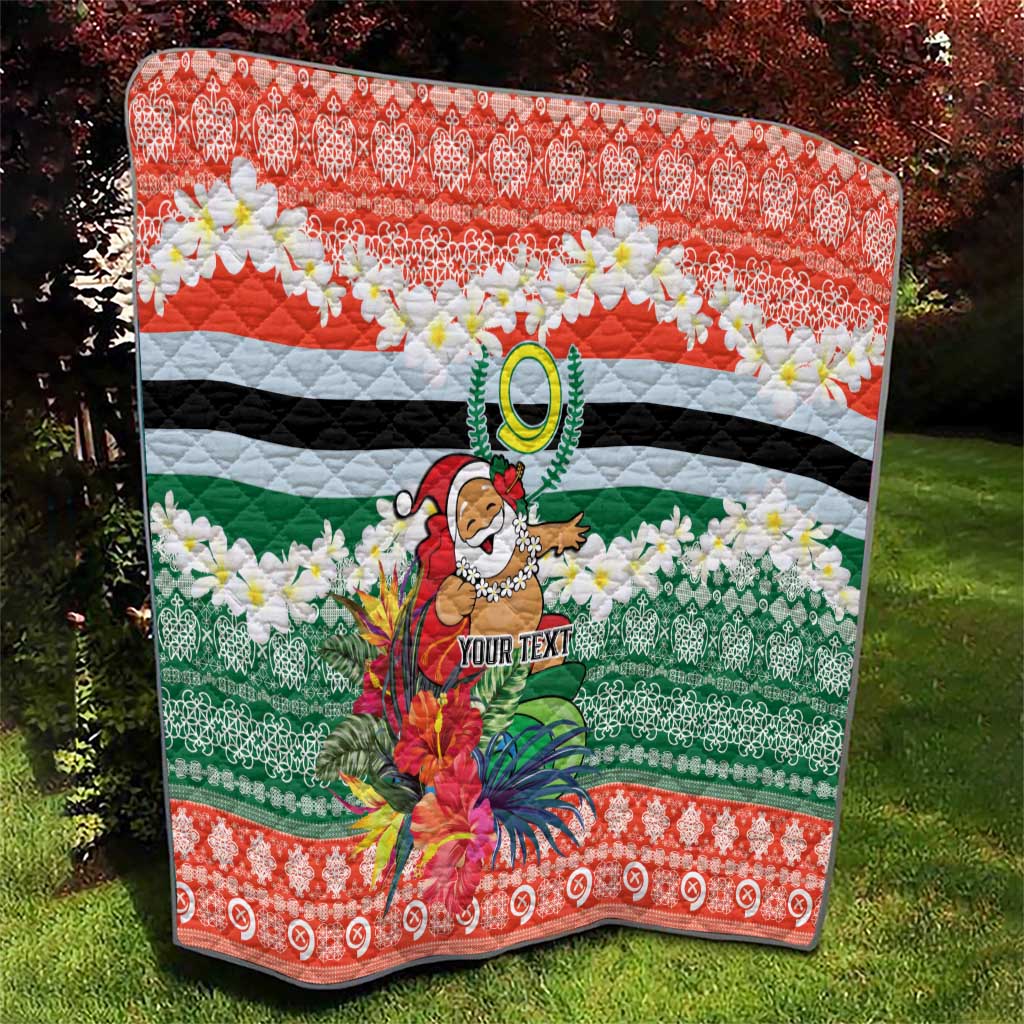 Personalised Penama Joyeux Noel Quilt Proud To Be a Ni-Van Sand Drawing Art - Polynesian Pride