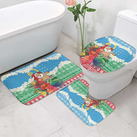 Personalised Sanma Joyeux Noel Bathroom Set Proud To Be a Ni-Van Sand Drawing Art - Polynesian Pride