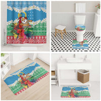 Personalised Sanma Joyeux Noel Bathroom Set Proud To Be a Ni-Van Sand Drawing Art - Polynesian Pride