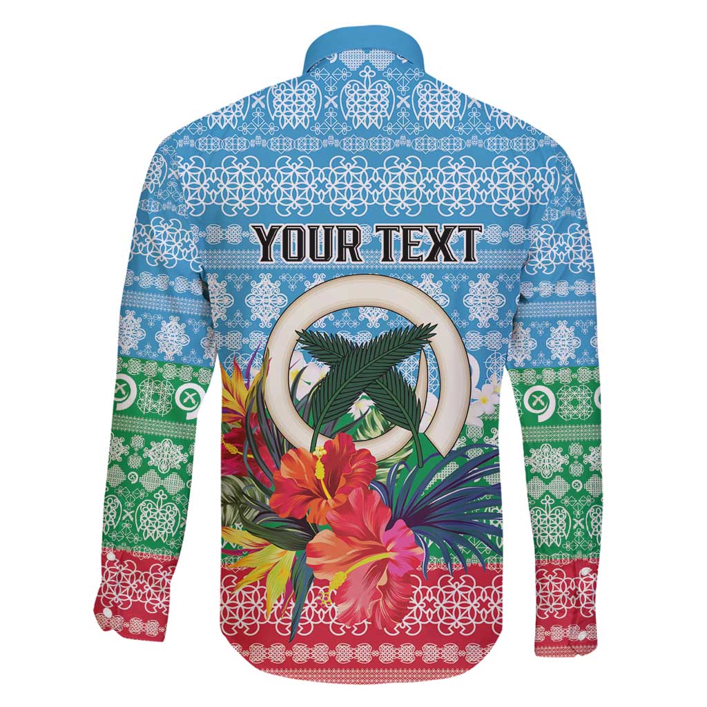 Personalised Sanma Joyeux Noel Family Matching Long Sleeve Bodycon Dress and Hawaiian Shirt Proud To Be a Ni-Van Sand Drawing Art - Polynesian Pride