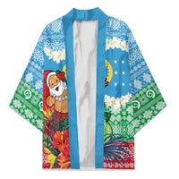 Personalised Sanma Joyeux Noel Kimono Proud To Be a Ni-Van Sand Drawing Art - Polynesian Pride