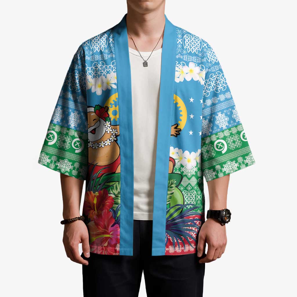 Personalised Sanma Joyeux Noel Kimono Proud To Be a Ni-Van Sand Drawing Art - Polynesian Pride