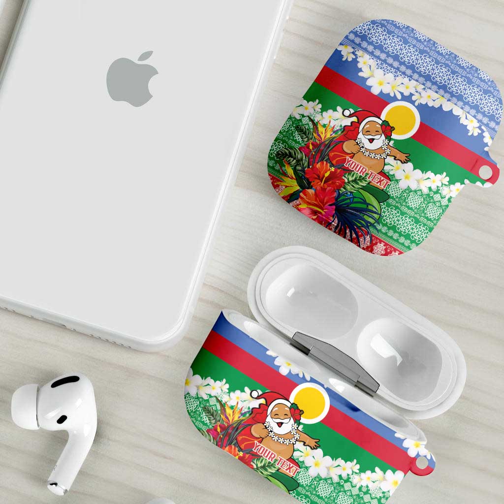 Personalised Shefa Joyeux Noel AirPods Case Proud To Be a Ni-Van Sand Drawing Art - Polynesian Pride